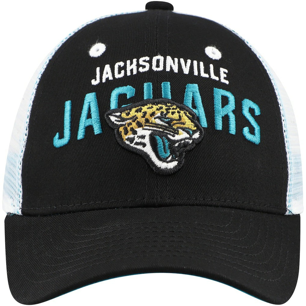 Jacksonville Jaguars Preschool Core Lockup Trucker Adjustable hat Black - NFL