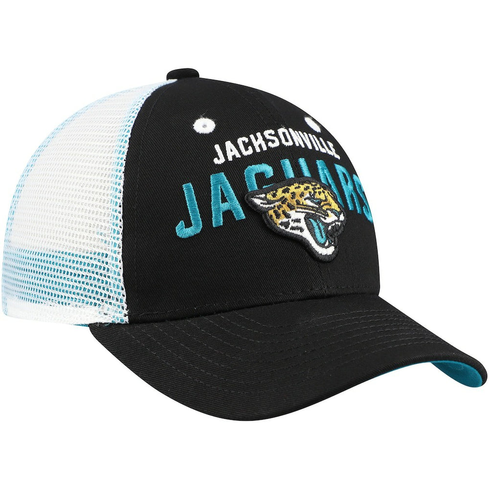 Jacksonville Jaguars Preschool Core Lockup Trucker Adjustable hat Black - NFL