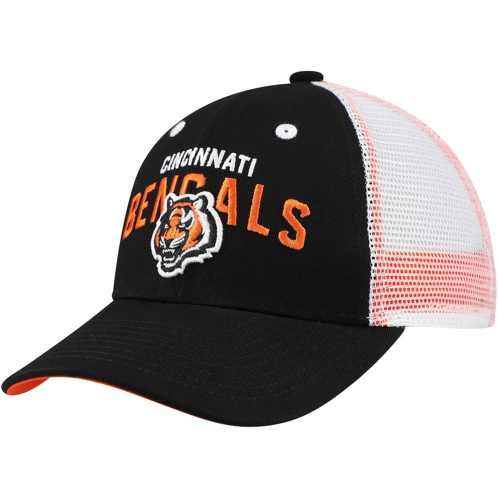 Cincinnati Bengals Preschool Core Lockup Trucker Adjustable hat Black - NFL
