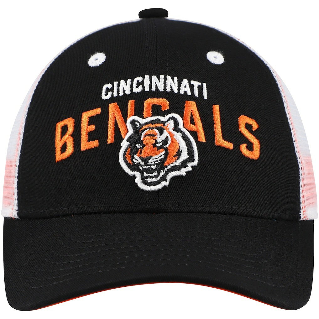 Cincinnati Bengals Preschool Core Lockup Trucker Adjustable hat Black - NFL