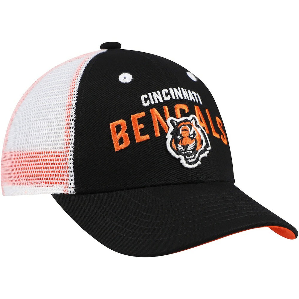 Cincinnati Bengals Preschool Core Lockup Trucker Adjustable hat Black - NFL