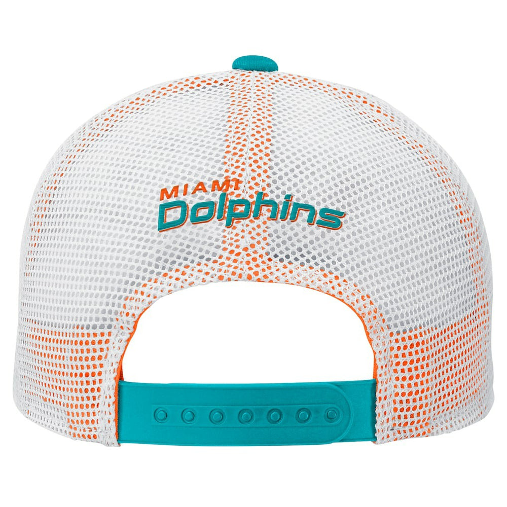 Miami Dolphins Preschool Core Lockup Trucker Adjustable hat Aqua - NFL