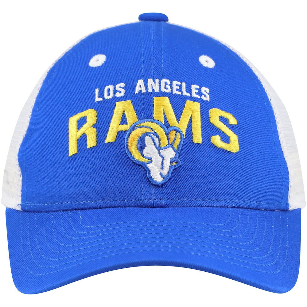 Los Angeles Rams Preschool Core Lockup Trucker Adjustable hat Royal - NFL