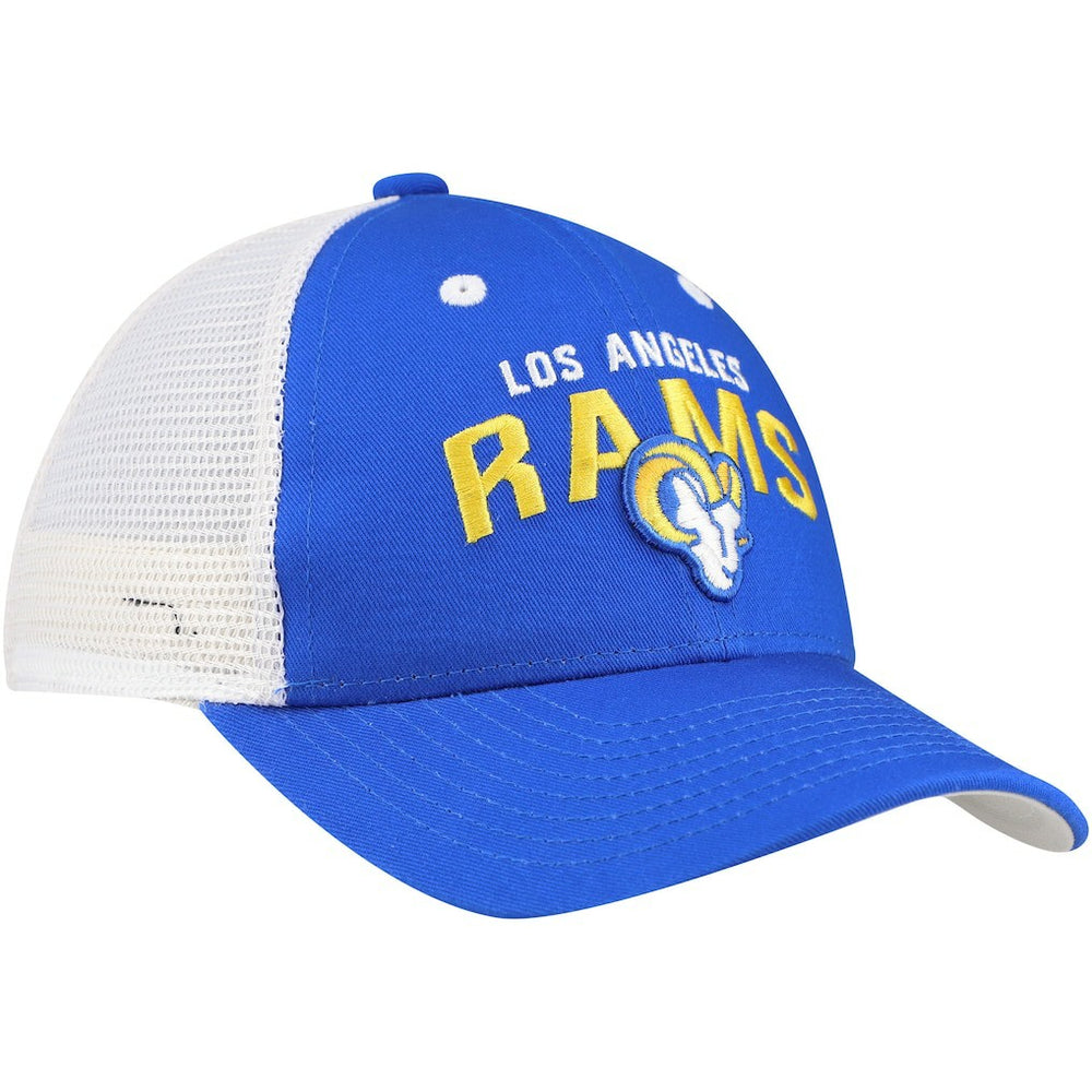 Los Angeles Rams Preschool Core Lockup Trucker Adjustable hat Royal - NFL