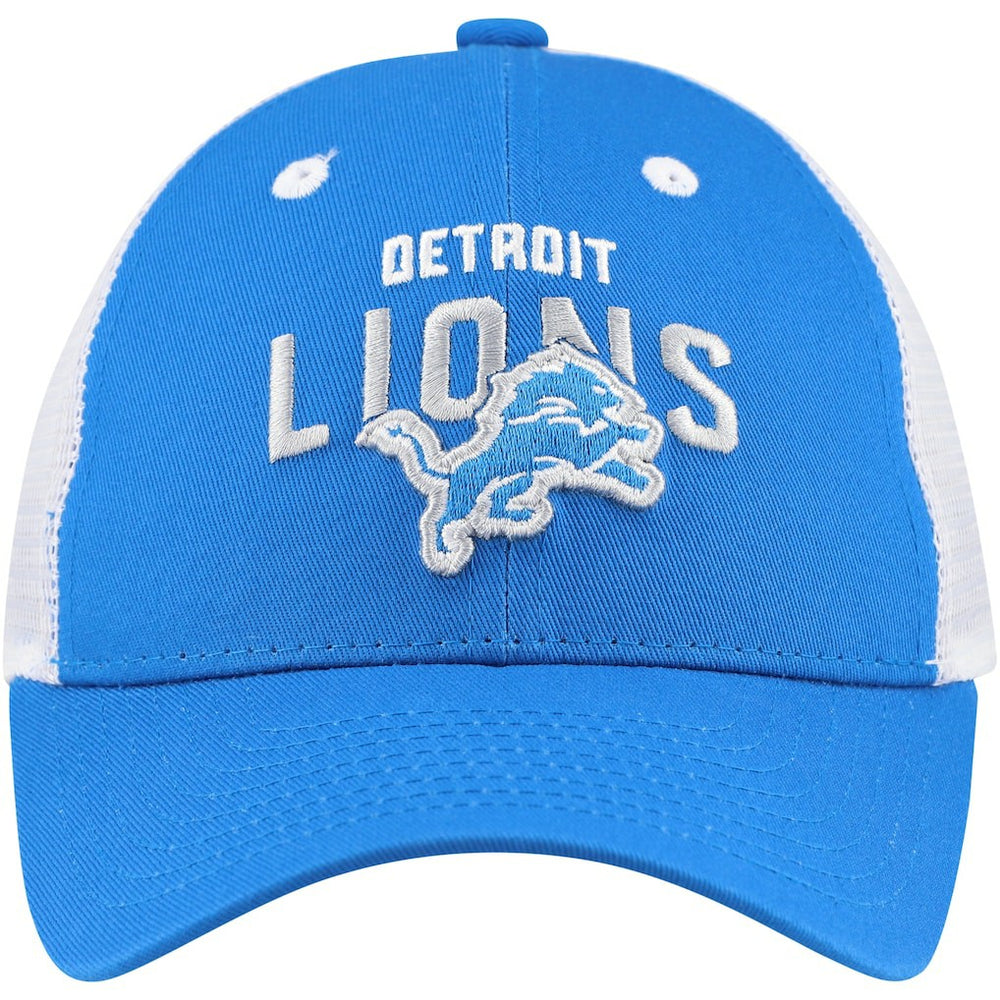 Detroit Lions Preschool Core Lockup Trucker Adjustable hat Blue - NFL