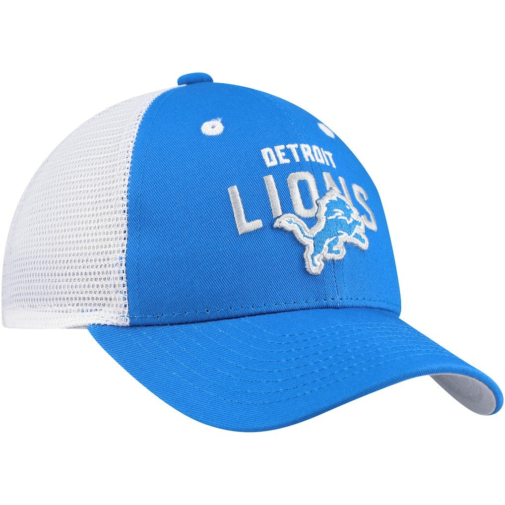 Detroit Lions Preschool Core Lockup Trucker Adjustable hat Blue - NFL