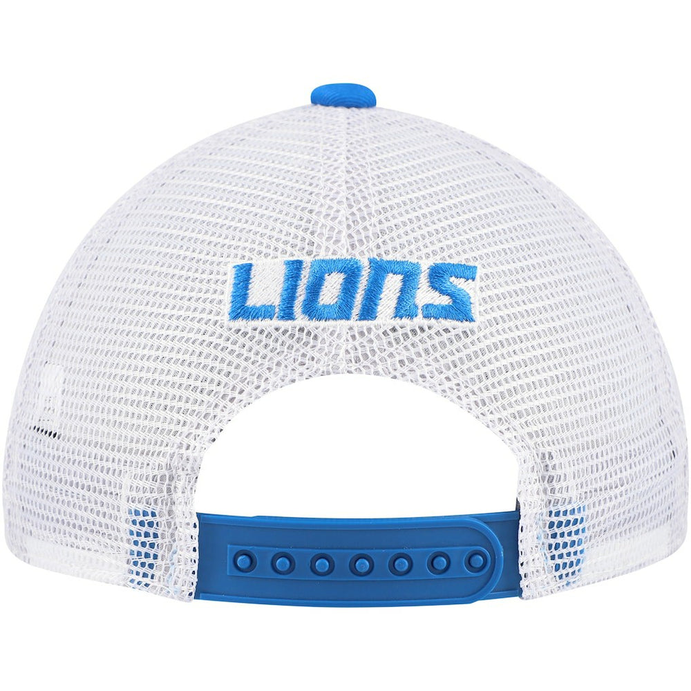 Detroit Lions Preschool Core Lockup Trucker Adjustable hat Blue - NFL