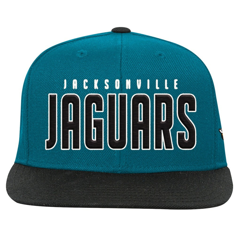 Jacksonville Jaguars Preschool Lock Up Snapback Hat Teal/Black - NFL