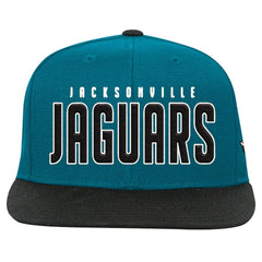 Jacksonville Jaguars Preschool Lock Up Snapback Hat Teal/Black - NFL
