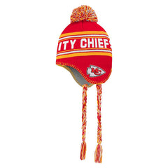 Kansas City Chiefs Preschool Jacquard Tassel Knit Hat with Pom Red - NFL