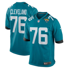 Ezra Cleveland Jacksonville Jaguars Game Jersey Teal - Nike