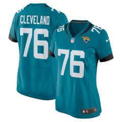 Ezra Cleveland Jacksonville Jaguars Women's Game Jersey Teal - Nike