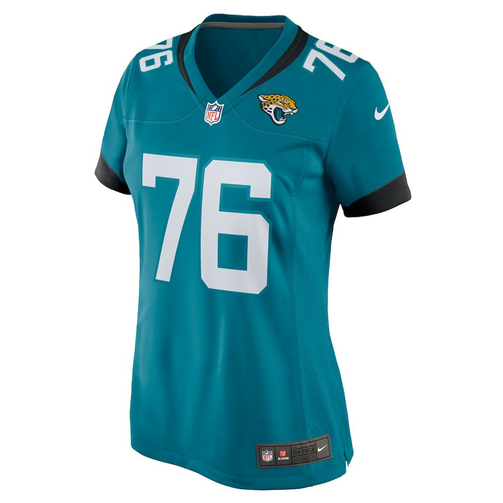 Ezra Cleveland Jacksonville Jaguars Women's Game Jersey Teal - Nike