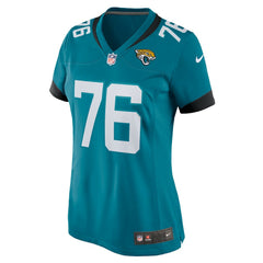 Ezra Cleveland Jacksonville Jaguars Women's Game Jersey Teal - Nike