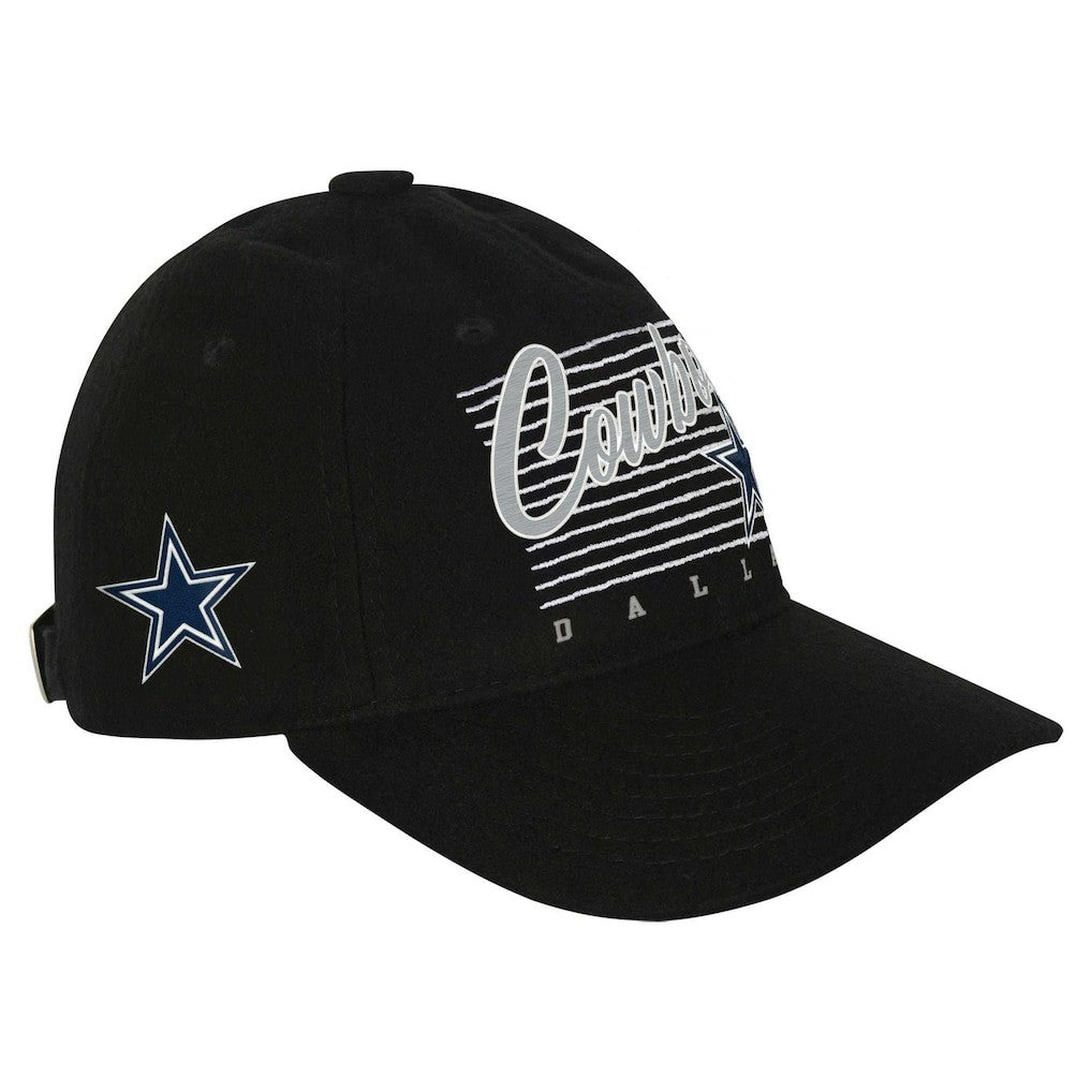 Dallas Cowboys Youth Retro Wooly Adjustable Hat Black - NFL