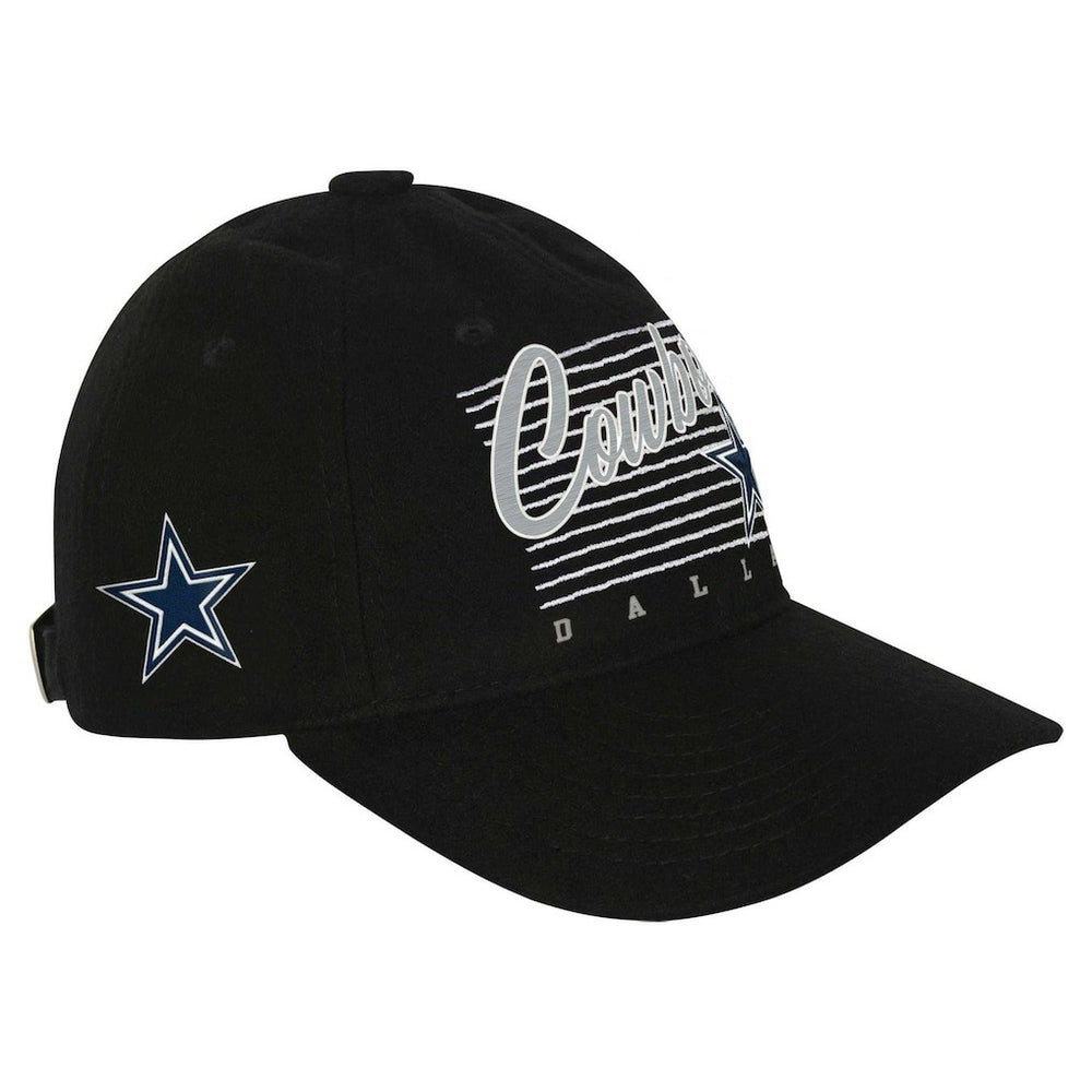 Dallas Cowboys Youth Retro Wooly Adjustable Hat Black - NFL