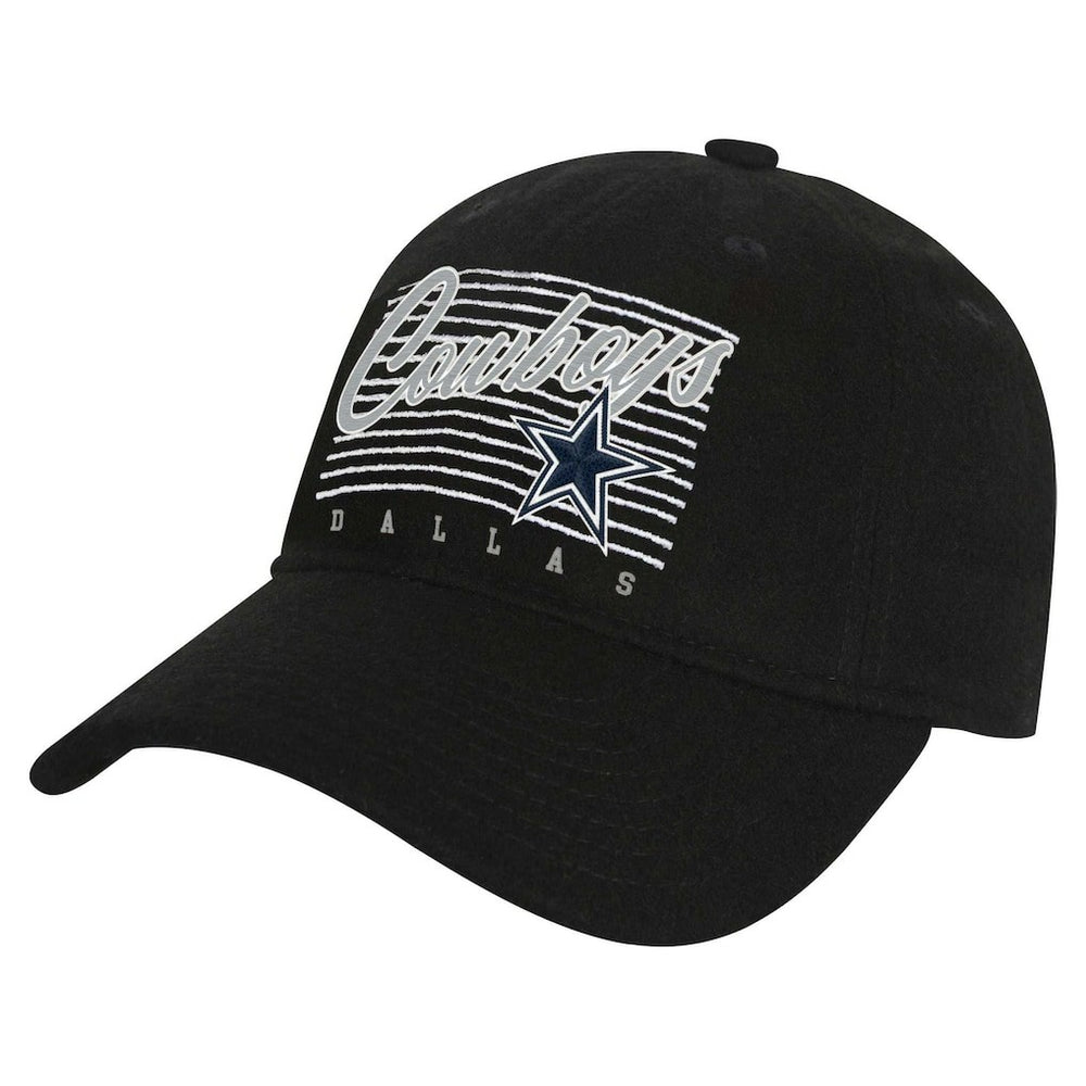 Dallas Cowboys Youth Retro Wooly Adjustable Hat Black - NFL
