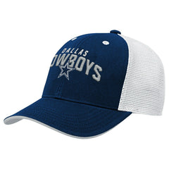 Dallas Cowboys Youth Core Lockup Trucker Adjustable Hat Navy - NFL