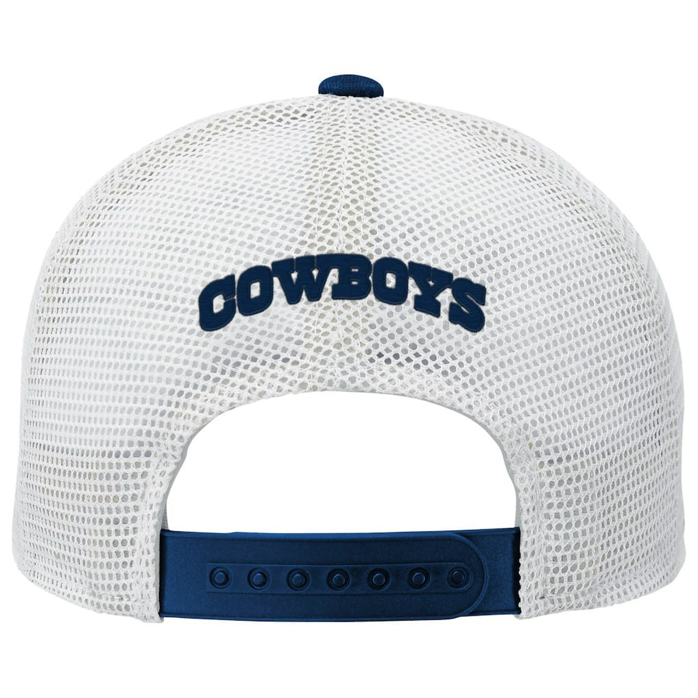 Dallas Cowboys Youth Core Lockup Trucker Adjustable Hat Navy - NFL