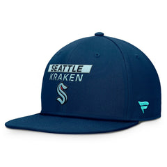 Seattle Kraken Fanatics Authentic Pro Prime Snapback Hat Deep Sea Blue