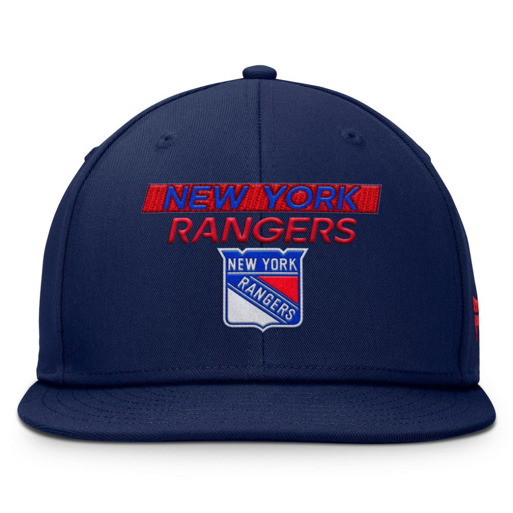 New York Rangers Fanatics Authentic Pro Prime Snapback Hat Navy