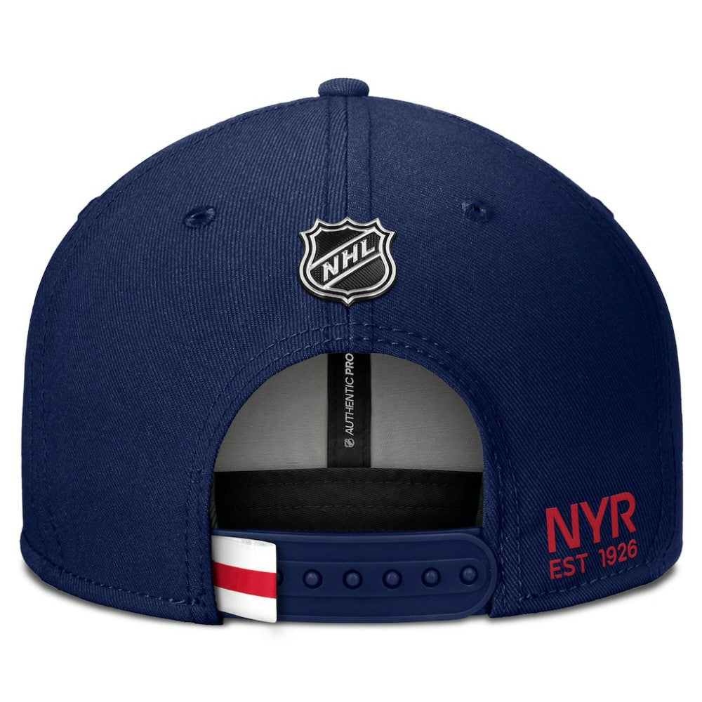 New York Rangers Fanatics Authentic Pro Prime Snapback Hat Navy