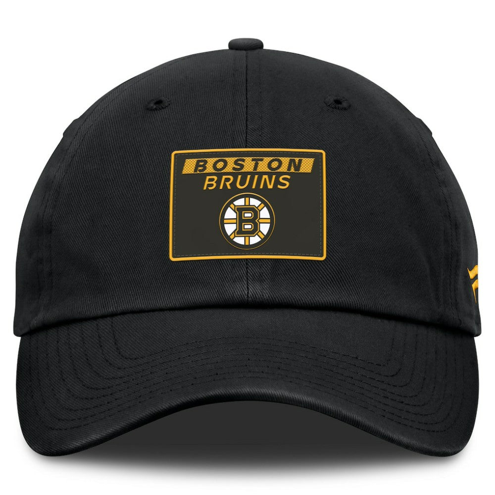 Boston Bruins Fanatics Authentic Pro Prime Adjustable Hat Black