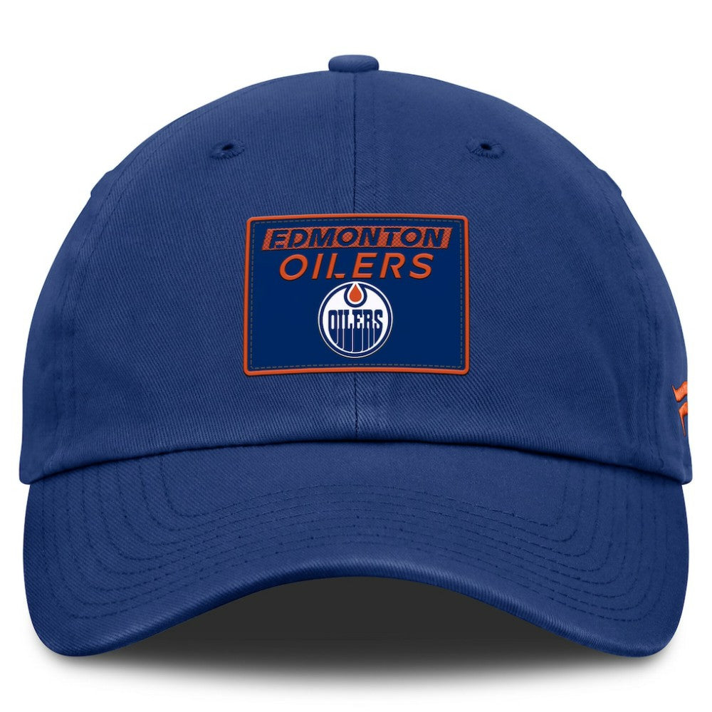 Edmonton Oilers - Fanatics Authentic Pro Prime Adjustable Hat Royal