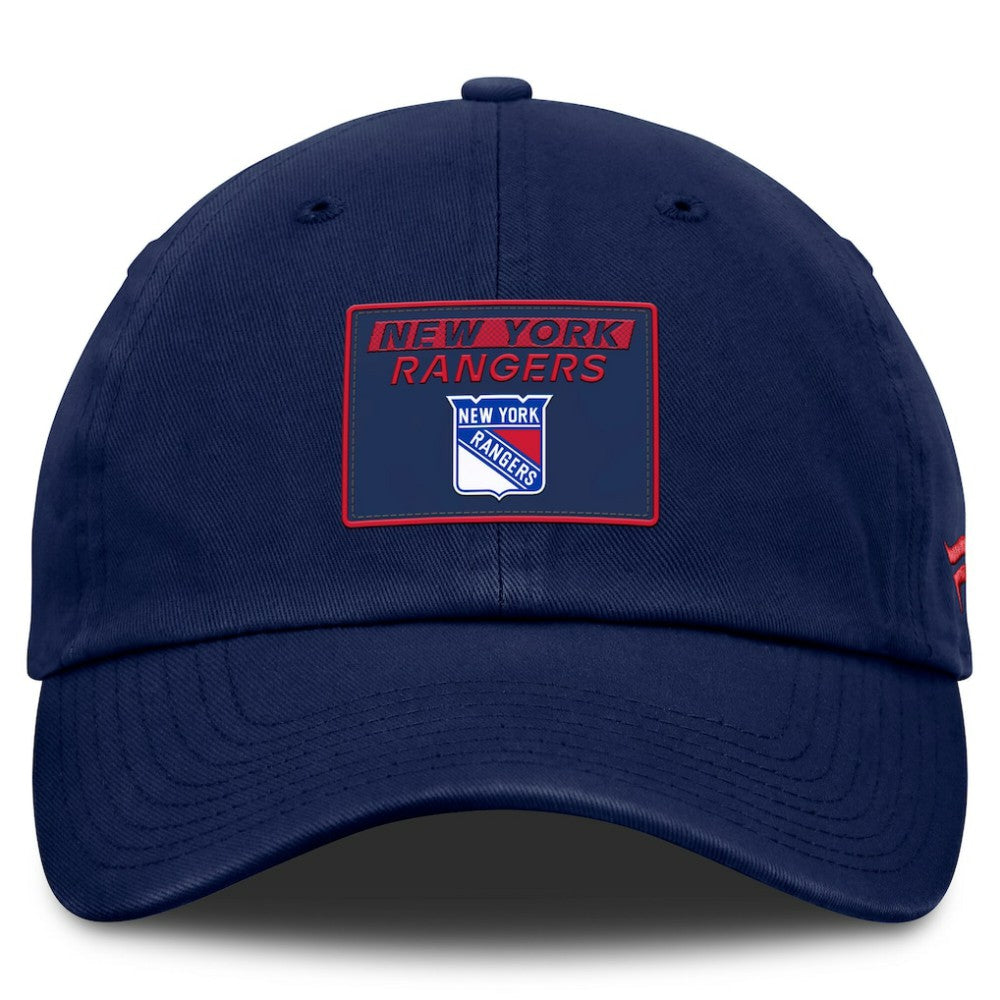 New York Rangers Fanatics Authentic Pro Prime Adjustable Hat Navy