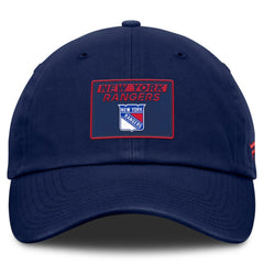 New York Rangers Fanatics Authentic Pro Prime Adjustable Hat Navy