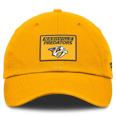 Nashville Predators - Fanatics Authentic Pro Prime Adjustable Hat Gold