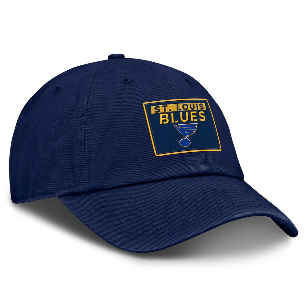 St. Louis Blues - Fanatics Authentic Pro Prime Adjustable Hat Navy