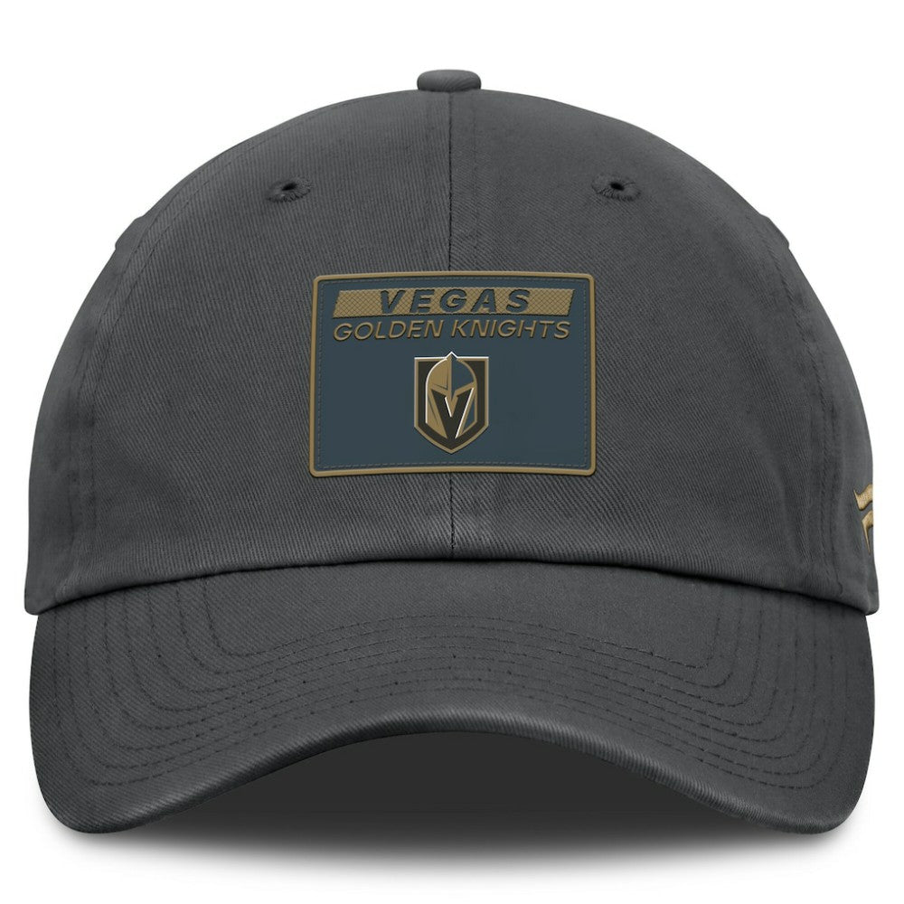 Vegas Golden Knights Fanatics Authentic Pro Prime Adjustable Hat Gray