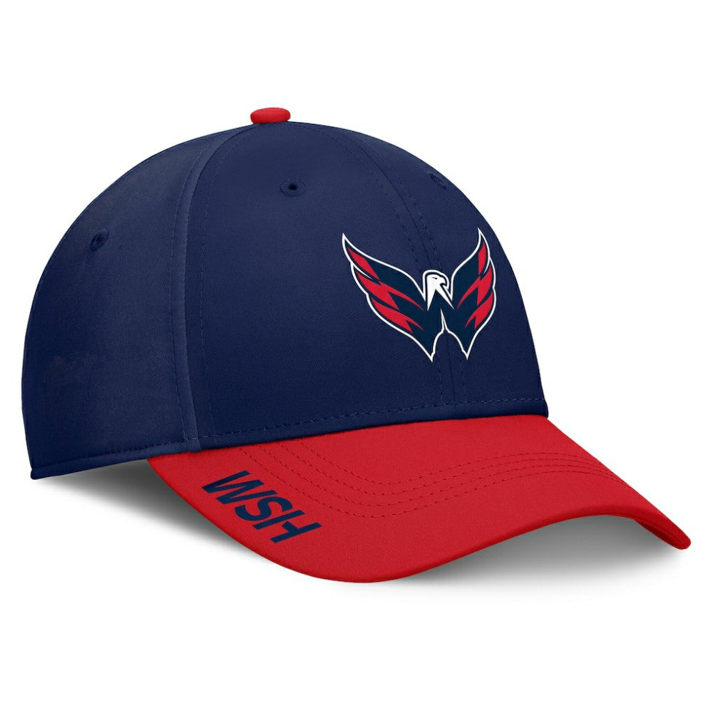 Washington Capitals Fanatics Authentic Pro Rink Flex Hat Navy/Red