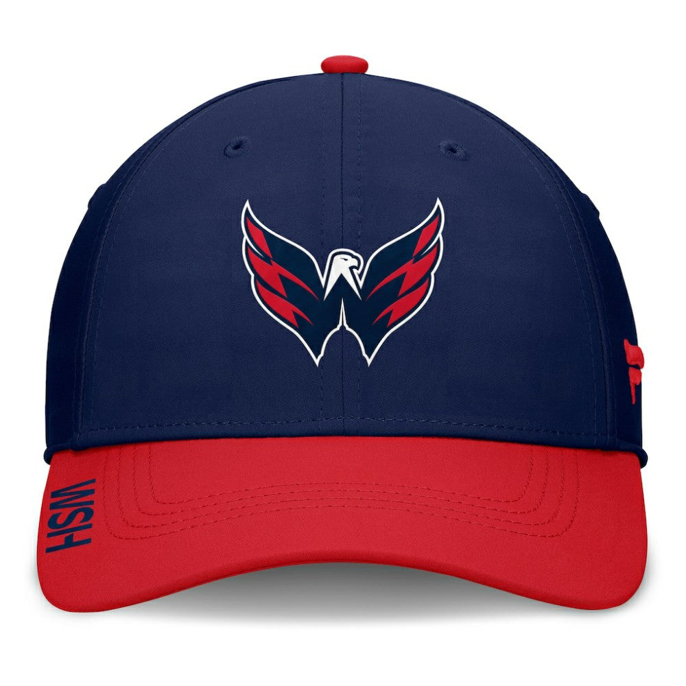 Washington Capitals Fanatics Authentic Pro Rink Flex Hat Navy/Red
