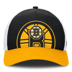 Boston Bruins Fanatics Authentic Pro A-Frame Rink Adjustable Hat Black/Gold
