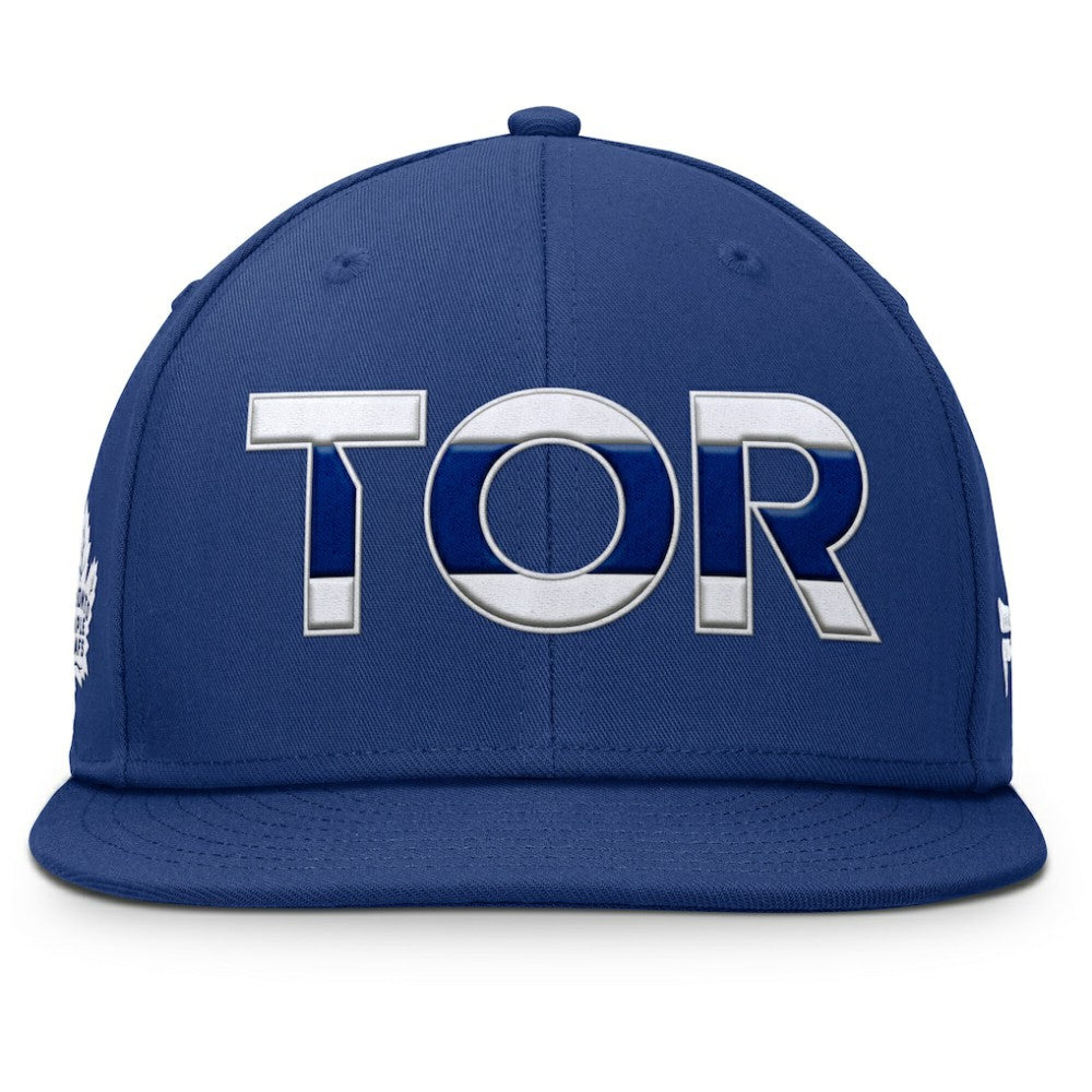 Toronto Maple Leafs - Fanatics Authentic Pro Rink Snapback Hat Blue