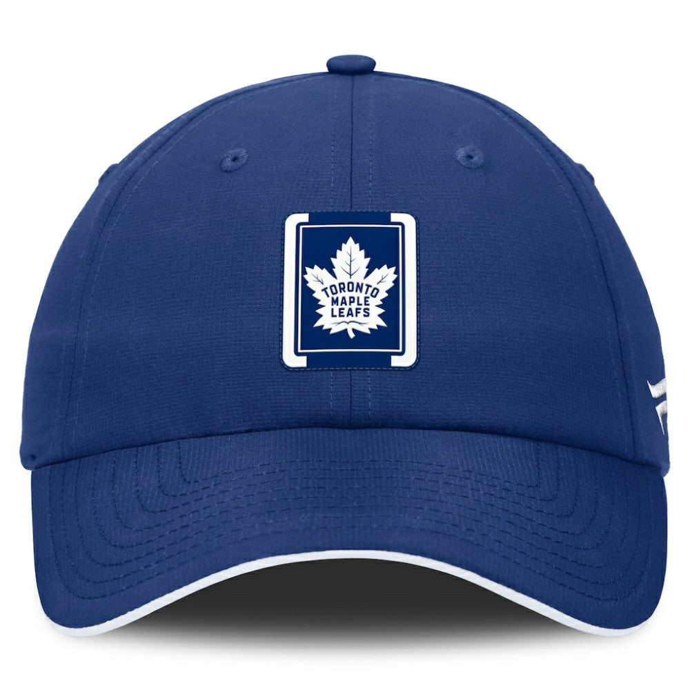 Toronto Maple Leafs - Fanatics Authentic Pro Ripstop Adjustable Hat Blue/White