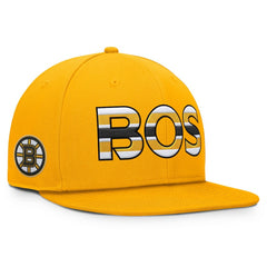 Boston Bruins Fanatics Authentic Pro Team Rink Snapback Hat Gold