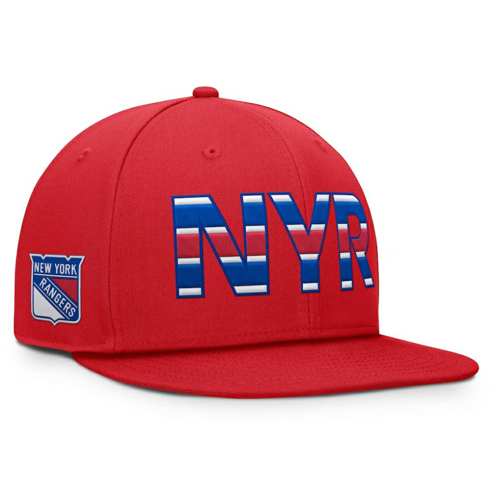 New York Rangers Fanatics Authentic Pro Team Rink Snapback Hat Red