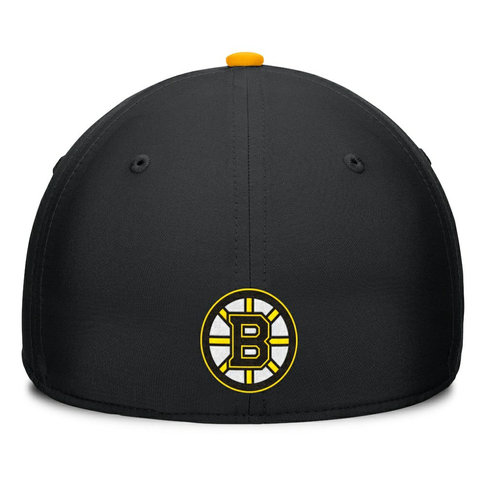 Boston Bruins Fanatics Authentic Pro Rink Team Code Flex Hat Black/Gold
