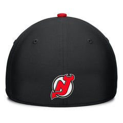 New Jersey Devils - Fanatics Authentic Pro Rink Team Code Flex Hat Black/Red