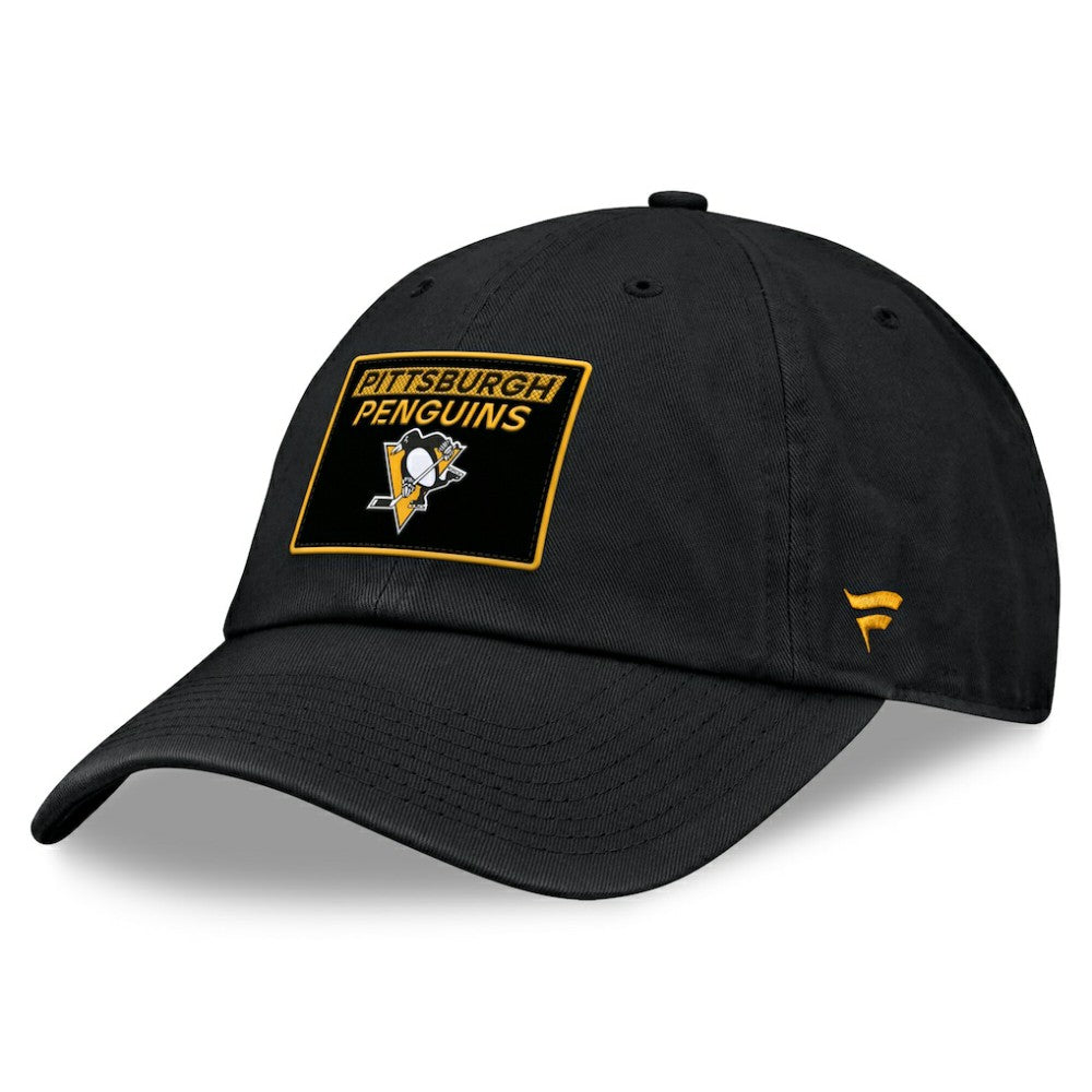 Pittsburgh Penguins Fanatics Women's Authentic Pro Rink Adjustable Hat Black