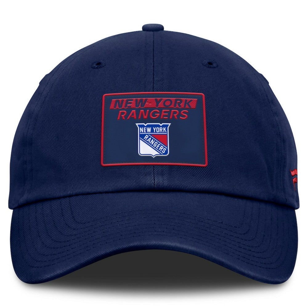 New York Rangers Fanatics Women's Authentic Pro Rink Adjustable Hat Navy