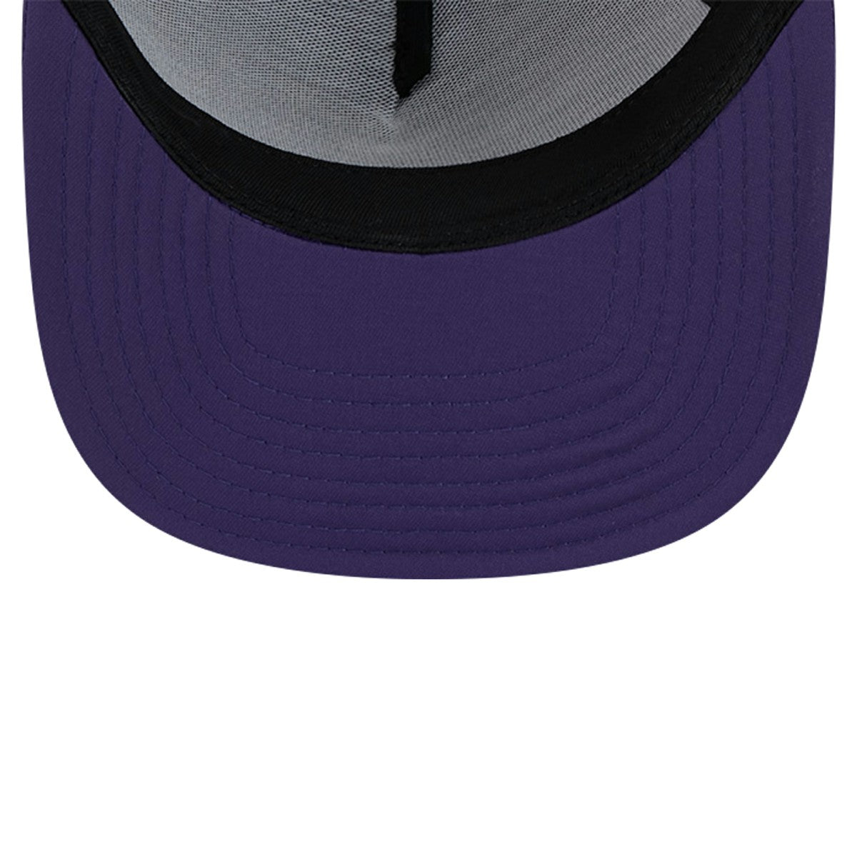 New Era - Phoenix Suns Puff Print Team Code A-Frame 9FIFTY Trucker Snapback Hat - Purple