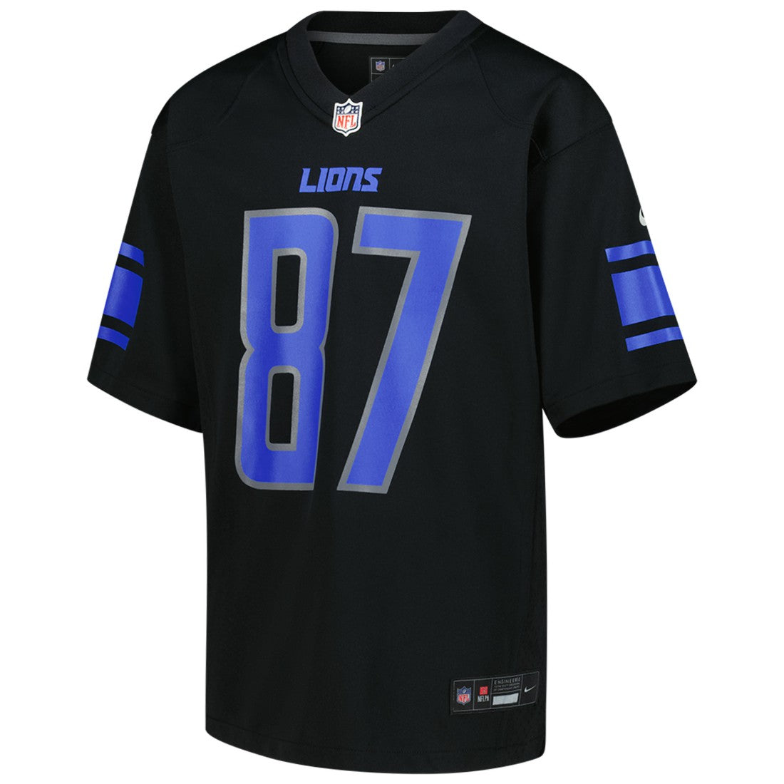 Sam LaPorta Detroit Lions Youth Game Jersey Black - Nike