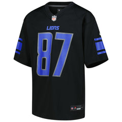 Sam LaPorta Detroit Lions Youth Game Jersey Black - Nike
