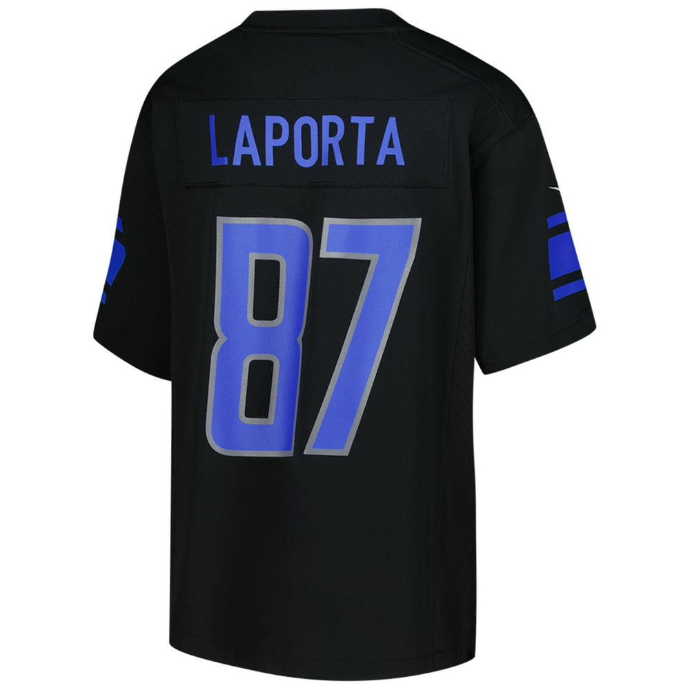 Sam LaPorta Detroit Lions Youth Game Jersey Black - Nike