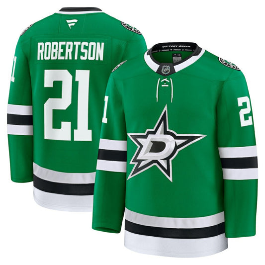 Jason Robertson Dallas Stars Fanatics Home Premium Jersey - Kelly Green | NHL Jerseys