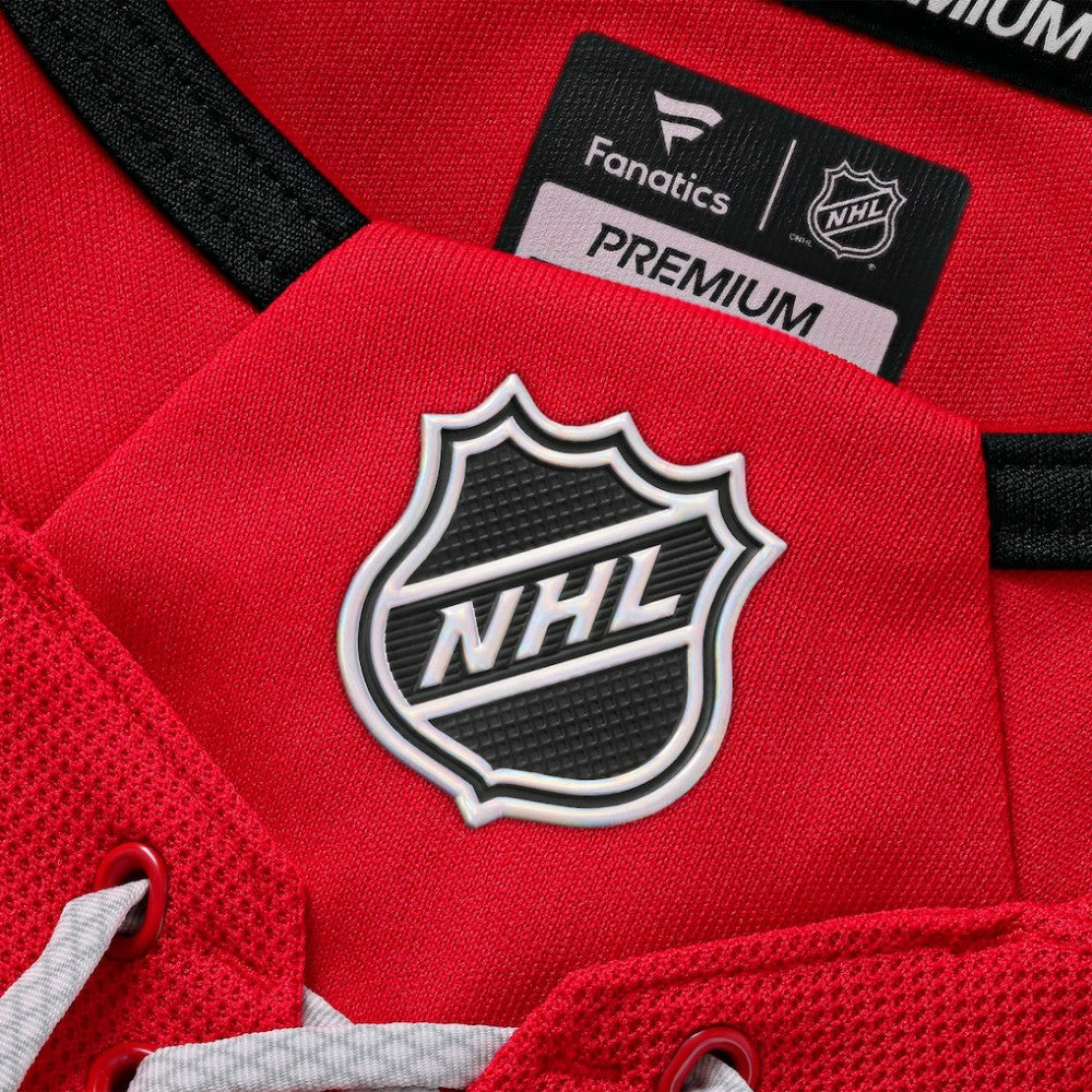 Sebastian Aho Carolina Hurricanes Fanatics Alternate Premium Jersey - Red | NHL Jerseys